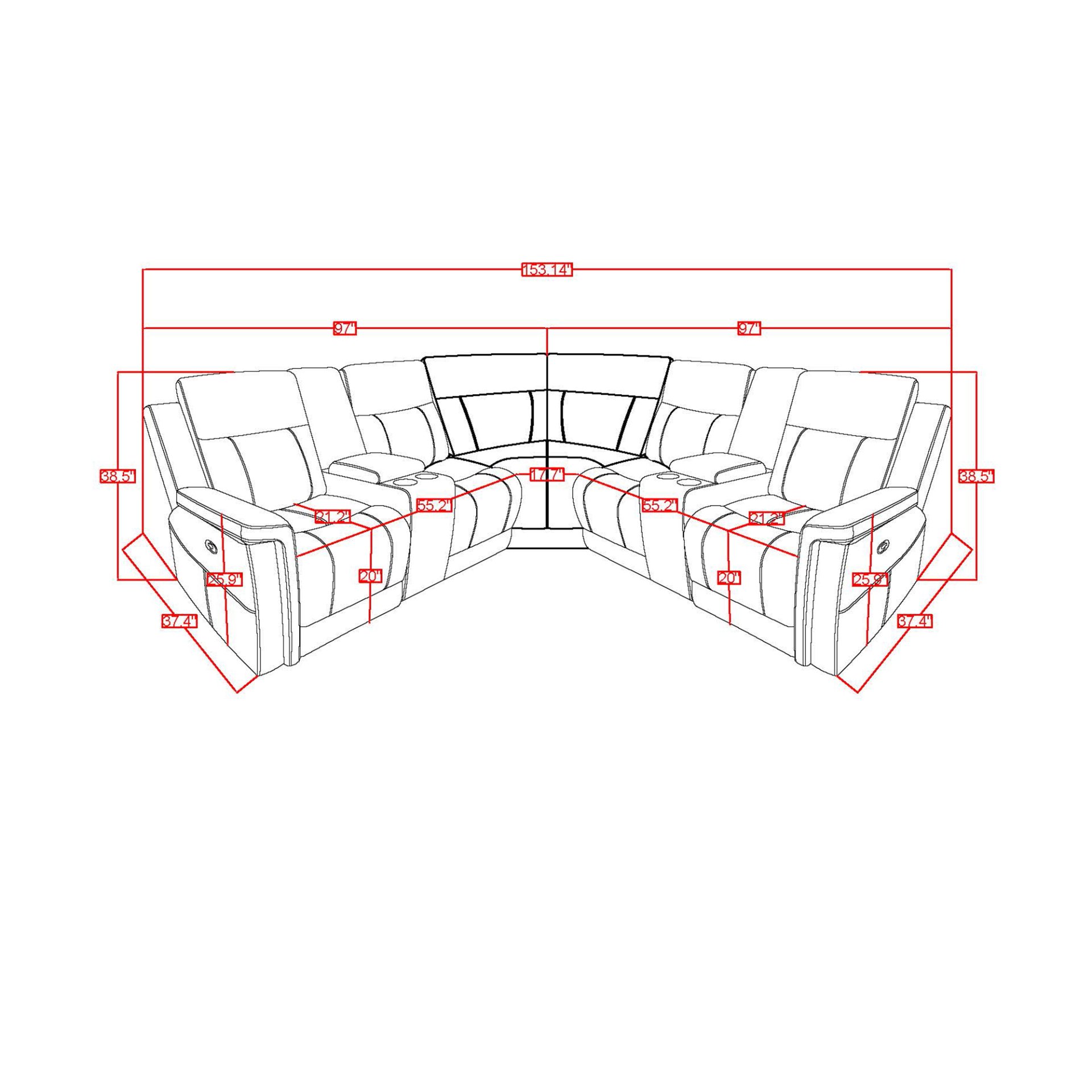 Eco - Sectional - Greige - Image 3