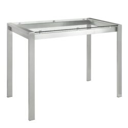 Fuji - Contemporary Counter Table - Clear