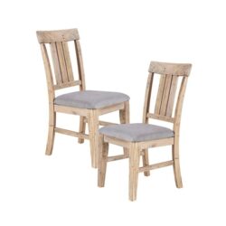 Sonoma - Dining Side Chair (Set of 2) - Natural / Gray
