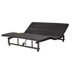 Adjustable Bed Base Frame With Head And Foot Incline Wireless Remote Zero Gravity Quiet Motor Black Queen - Antique Black
