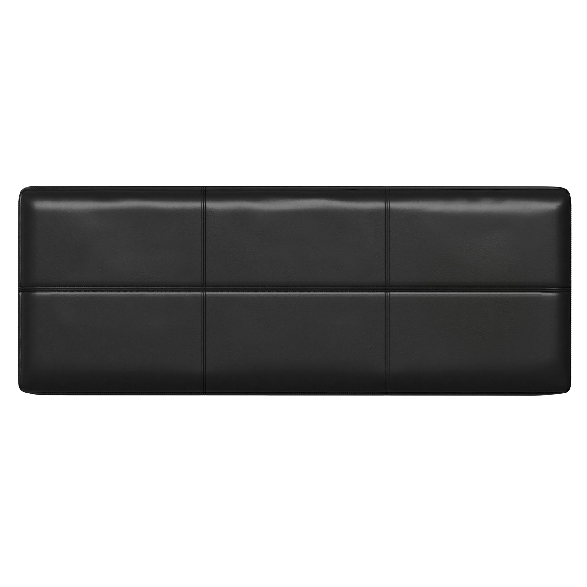 Afton - Storage Ottoman Bench - Midnight Black - Image 4
