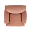 Alana Lawson - Accent Arm Chair Casters - Peach Orange - Image 11