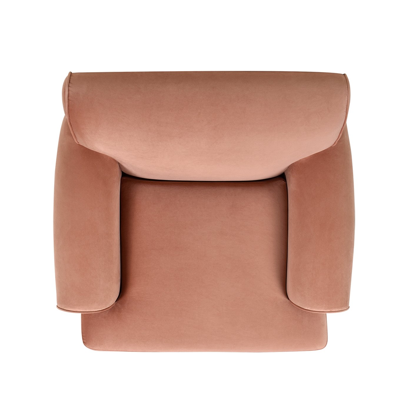 Alana Lawson - Accent Arm Chair Casters - Peach Orange - Image 11