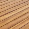 Modern Indoor Square Acacia Wood Dining Table With Toothpick Leg Design - Teak - Image 9