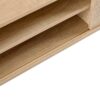 55.12" Rattan TV Cabinet, Double Sliding Doors For Storage, Adjustable Shelf, Solid Wood Legs, TV Console For Living Room - Natural - Image 15