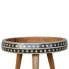 Small Dotted End Table - Oak - Image 3