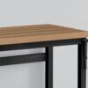 Computer Desk, Home Office, Standing, Adjustable, Laptop, Contemporary & Modern - Brown - Image 9