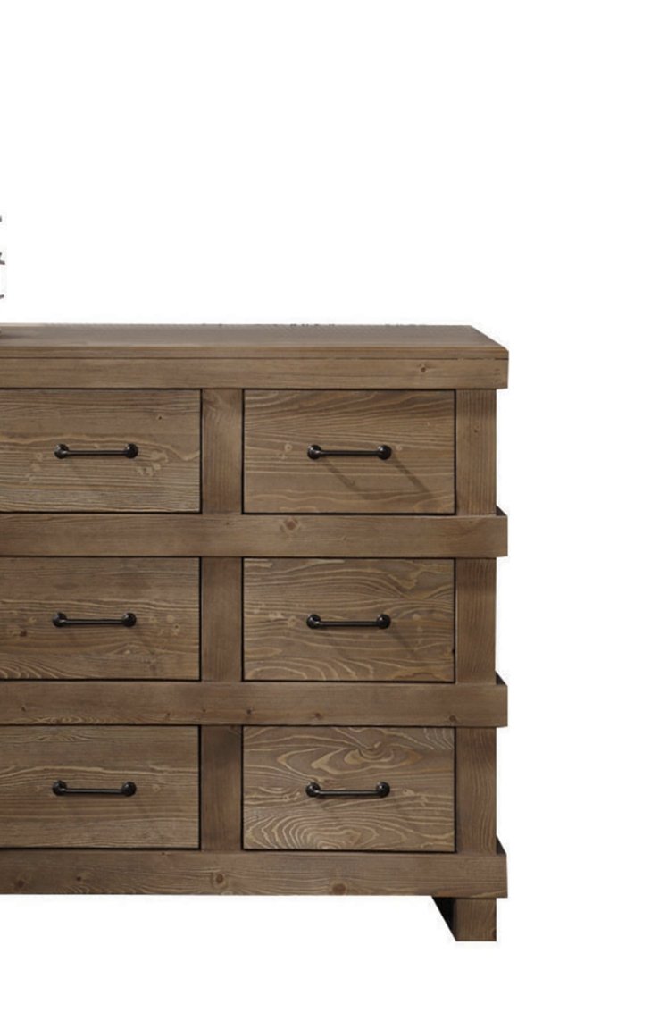 Adams - Anqtique Dresser - Brown Oak - Image 4