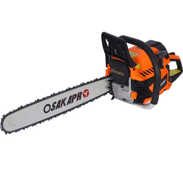High Performance 22" 58Cc Gasoline Chainsaw For Trees And Wood Cutting Epa Compliant - Orange