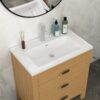 Rectangular Vanity Top With Overflow For Bathroom 32" X 20" - White - Image 2