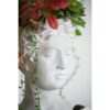 Greek Style Cement Head Planter Indoor Outdoor Home, Garden Decor - Gray - Image 4