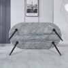 Extensible Table, Dining Table, Office Table, Coffee Table, Metal Leg - Gray - Image 6