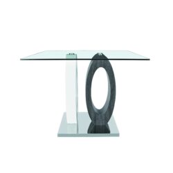 Royce - Square Bar Table - White / Gray