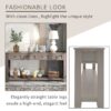 Hearth & Haven Clara - Console Table With Storage Drawers And Bottom Shelf Wash - Gray Wash - Image 8