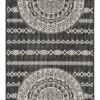 Sunshine - 5'3" X 7'3" Indoor, Outdoor Area Rug - Anthracite - Polypropylene - Image 3