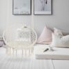 Macrame Hanging Hammock Chair, Cotton Rope Swing For Indoor And Outdoor Use, 330 Lbs Capacity - Beige - Image 6