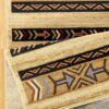 Tribes - 2' X 3' Southwest Polyester Area Rug - Cream - Image 2