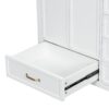 Vintage Style 36" Bathroom Vanity With Sink, Soft Closing Door, 4 Different Size Drawers Frame - White - Image 22