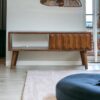 Prism Sliding Media Unit - Chestnut - Image 10