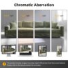 4 Seat Sofa, Deep Seat Couches With Soft Pillows And 3 Ottomans, Convertible Sofa Lounge Chair, For Living Room - Green - Image 3