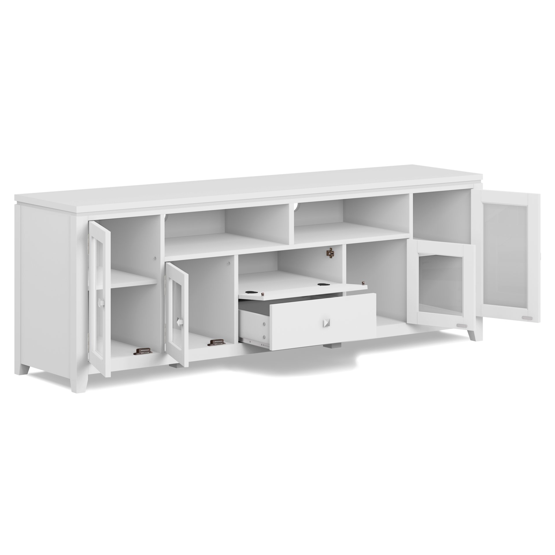 Cosmopolitan - Wide TV Media Stand - White - Image 10
