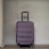 20" Carry On Luggage Lightweight Suitcase, Spinner Wheels - Purple - Image 3