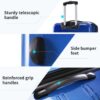 Hardshell Luggage Sets 3 Piece Gradient Color Expandable Suitcase With Spinner Wheels And Tsa Lock Lightweight 20" 24" 28" Available - Blue / Light Blue - Image 13