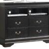 Elegant Traditional Media Chest - Black - Image 4