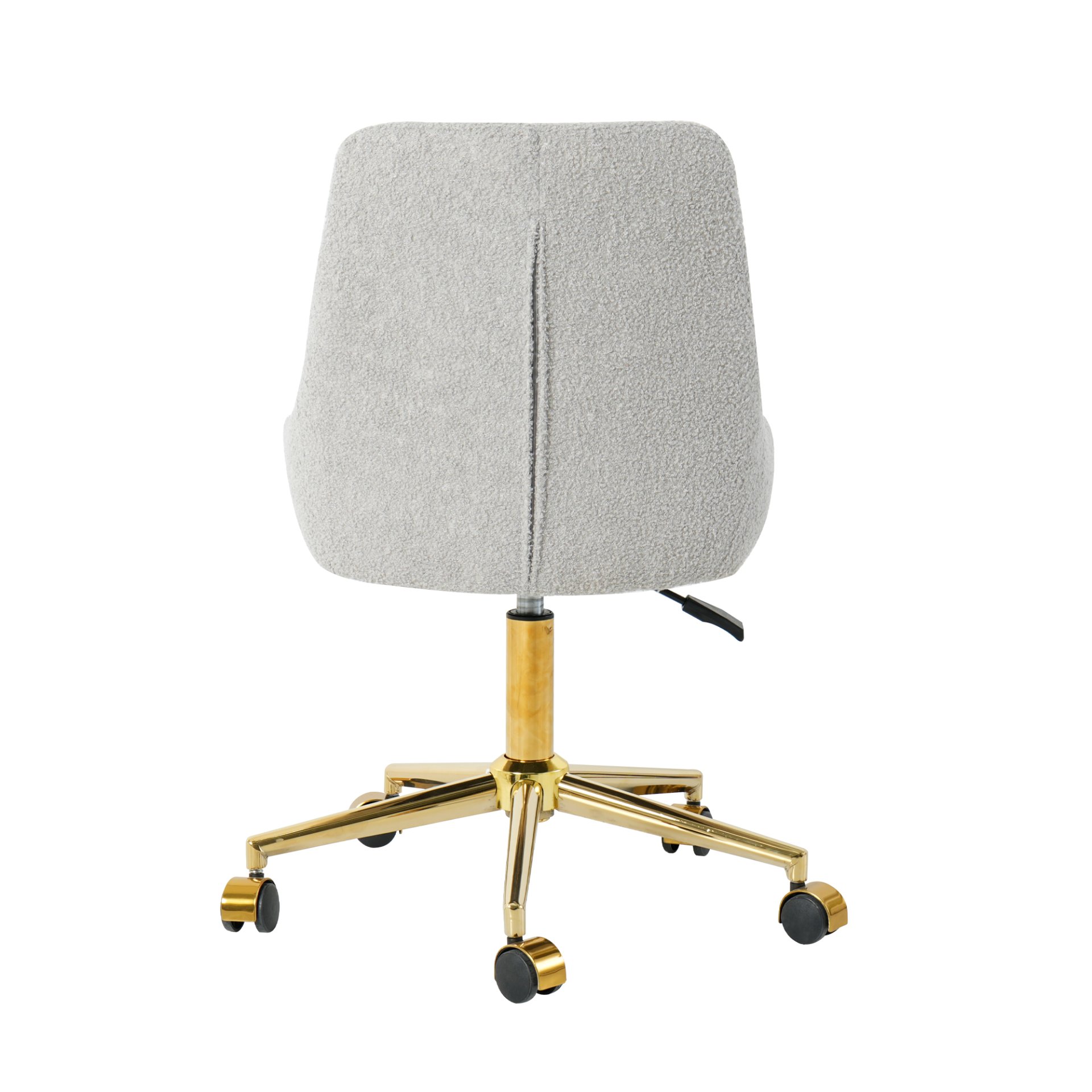 Modern Teddy Velvet Fabric Dining Chair With Gold Plated 5 Claw Legs - Gray - Image 17