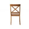 Acacia Wood Dining Chair With X Shaped Back (Set of 2) - Dark Oak - Image 9