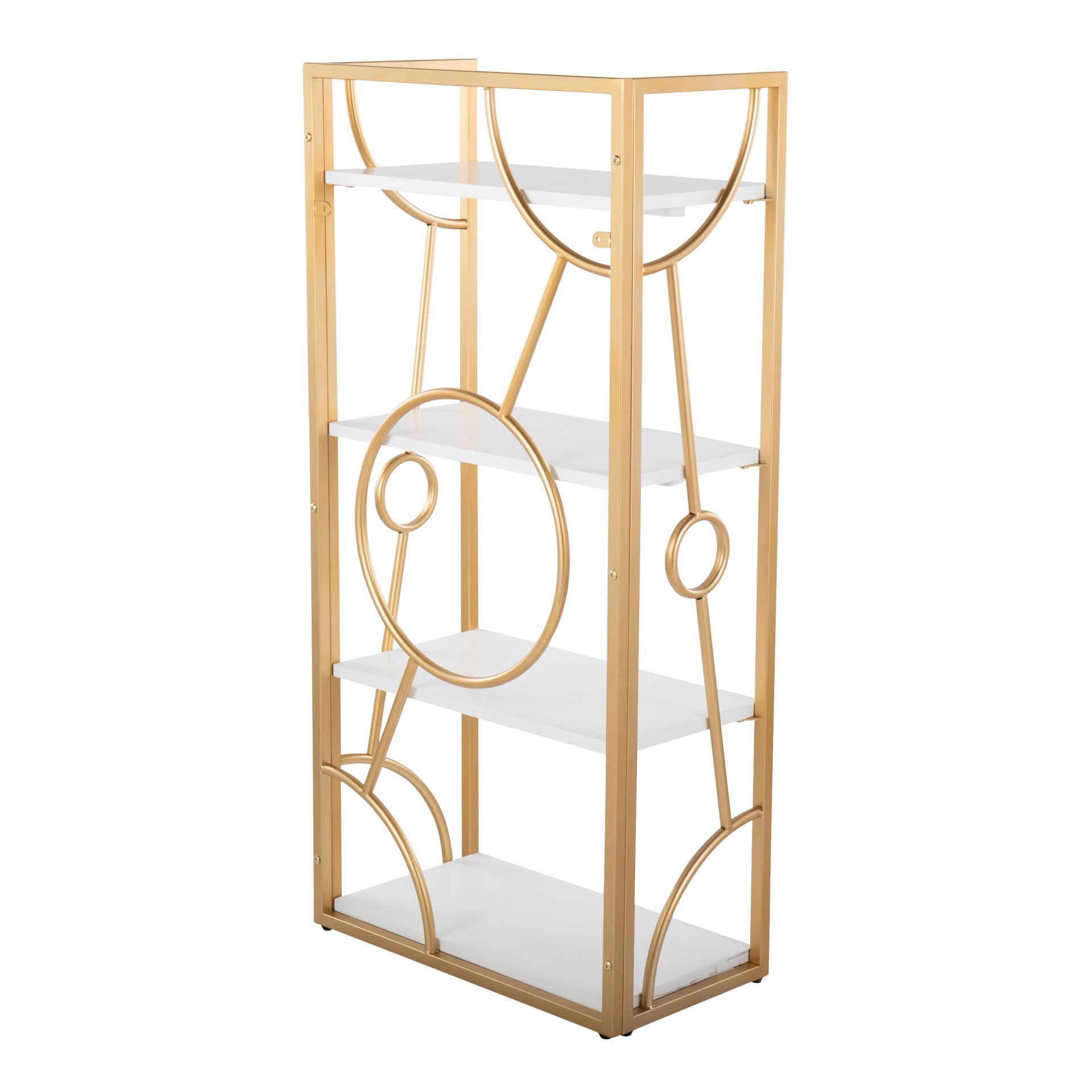 Constellation - Contemporary Bookcase - Gold / White - Image 3