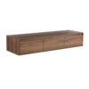 Premium Ebony 60" Bathroom Cabinet With Soft Close Drawer And Float Mounting Design Excluding Sink - Brown Ebony - Image 10