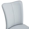 Modern Minimalist Dining And Office Chairs Set With Metal Legs - Light Gray - Image 7