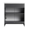 Contemporary 30" Freestanding Bathroom Vanity With Soft Close Cabinet Doors, Excluding Sink - White - Image 9
