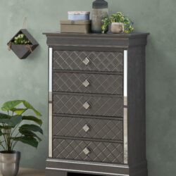Verona - Chest - Metalic Black