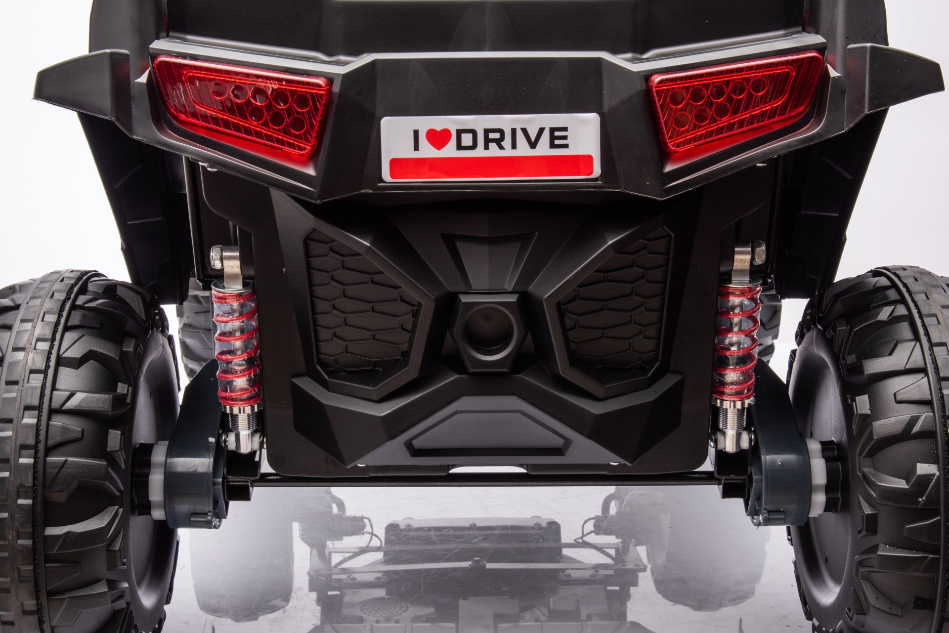 12V7A*1 30W*4 Four-Wheel Drive Leather Seat One Button Start, Forward And Backward, High And Low Speed, Music, Front Light, Power Display, Two Doors Can Open, 2.4G R / C, Seat Belt Four Wheel Absorber - Black - Image 17