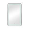 Rectangle Medicine Cabinet Mirror Bathroom Mirror With Storage Wall Mounted Medicine Mirror Cabinet With LED - Black - Image 14
