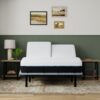 Copper Lux - 12" Split Top Queen Soft Memory Foam Mattress With Phase Change Cooling Fabric - White / Gray - Image 2