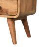 Mini Curved Media Unit - Oak - Image 3