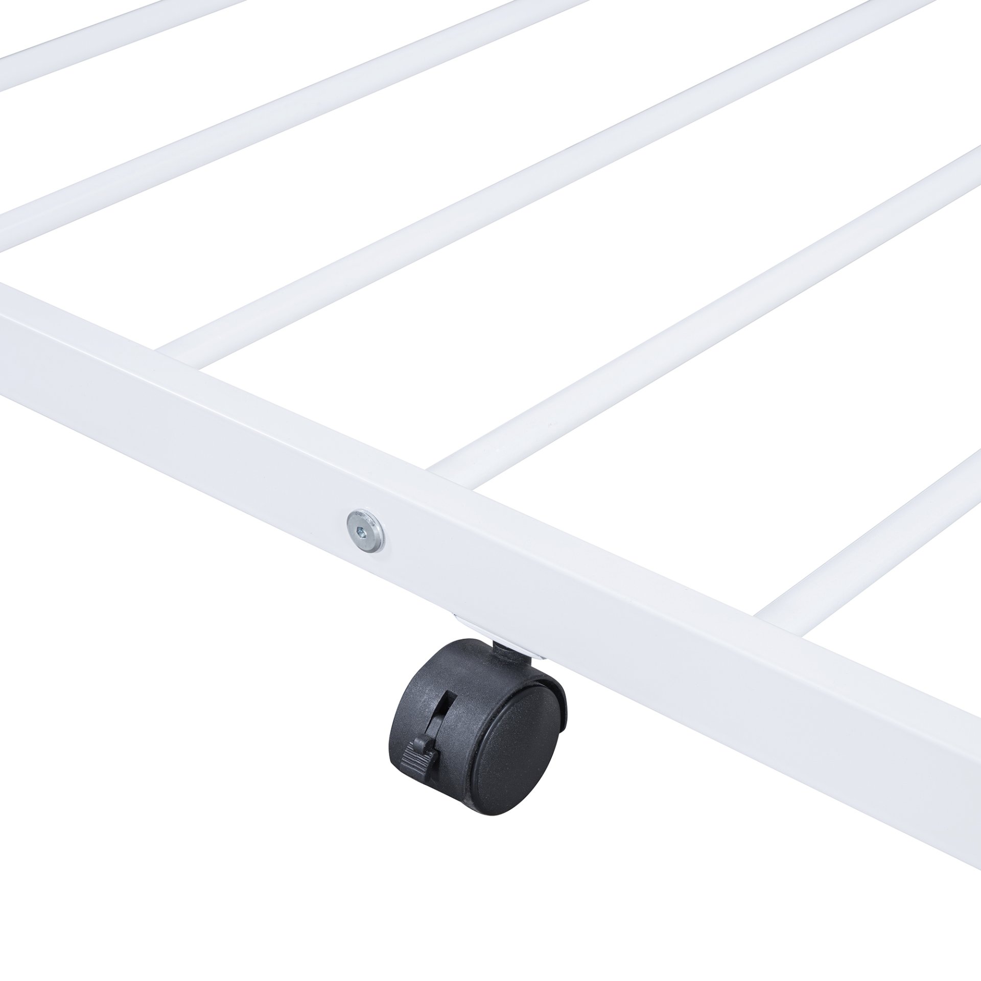 Twin Size Playhouse Design Bed With Twin Size Trundle - White - Image 15