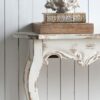 Slimline wash Console Table, For Hallway Living Room Bedroom - White Washed - Image 11