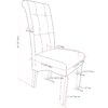 Cosmopolitan - Deluxe Tufted Parson Chair (Set of 2) - Denim Blue - Image 8