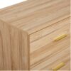9 Drawer Dresser For Bedroom Ample Storage, Sturdy & Safe - Natural - Image 5