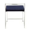 Fuji - Contemporary Stackable Dining Chair (Set of 2) - Blue - Image 5