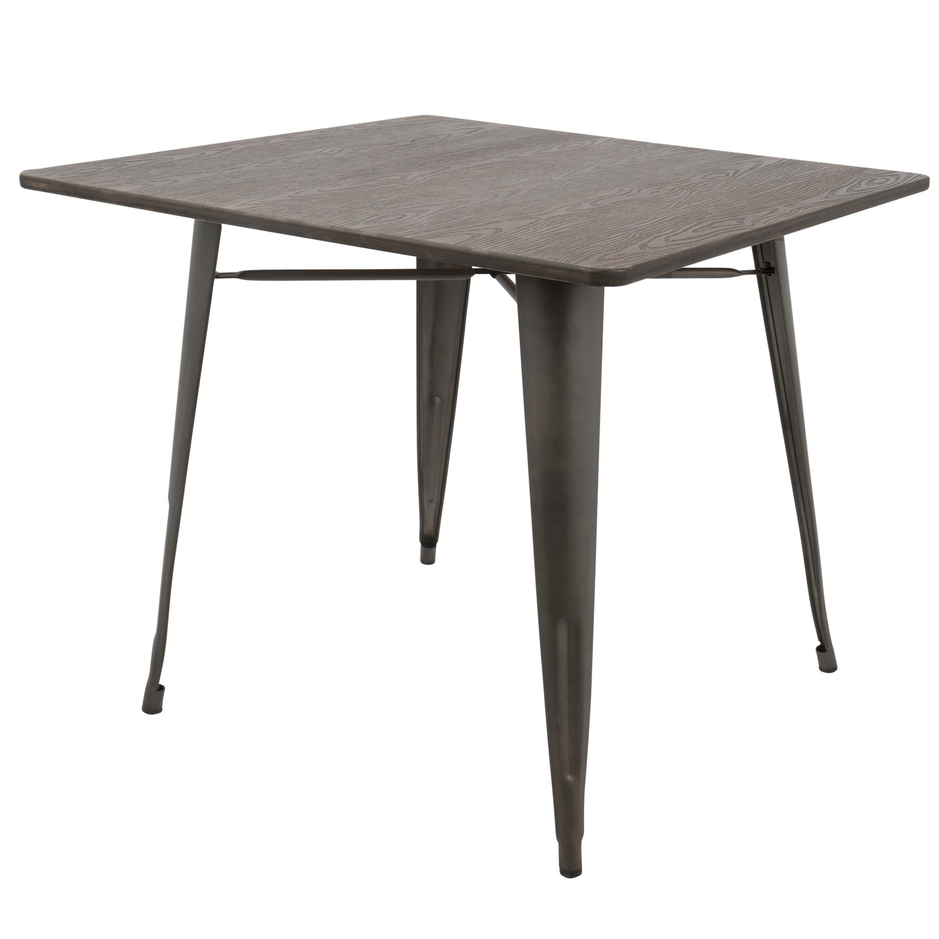 Oregon - Industrial / Farmhouse Dining Table - Espresso - Image 3