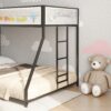 Adam - Twin Over Full Bunk Guard Rail - Black With White Mesh - Image 4