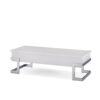 Calmam - High Gloss Coffee Table With Lift Top - White - Image 2