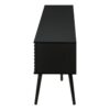 TV Stand, Media Entertainment Center, Storage Cabinet, Console, Storage Shelves, Bedroom, Living Room, Contemporary, Modern - Black - Image 2