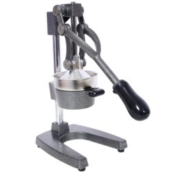 Heavy Duty Cast Iron Citrus Juicer, Extra Large Manual Hand Press - Gray