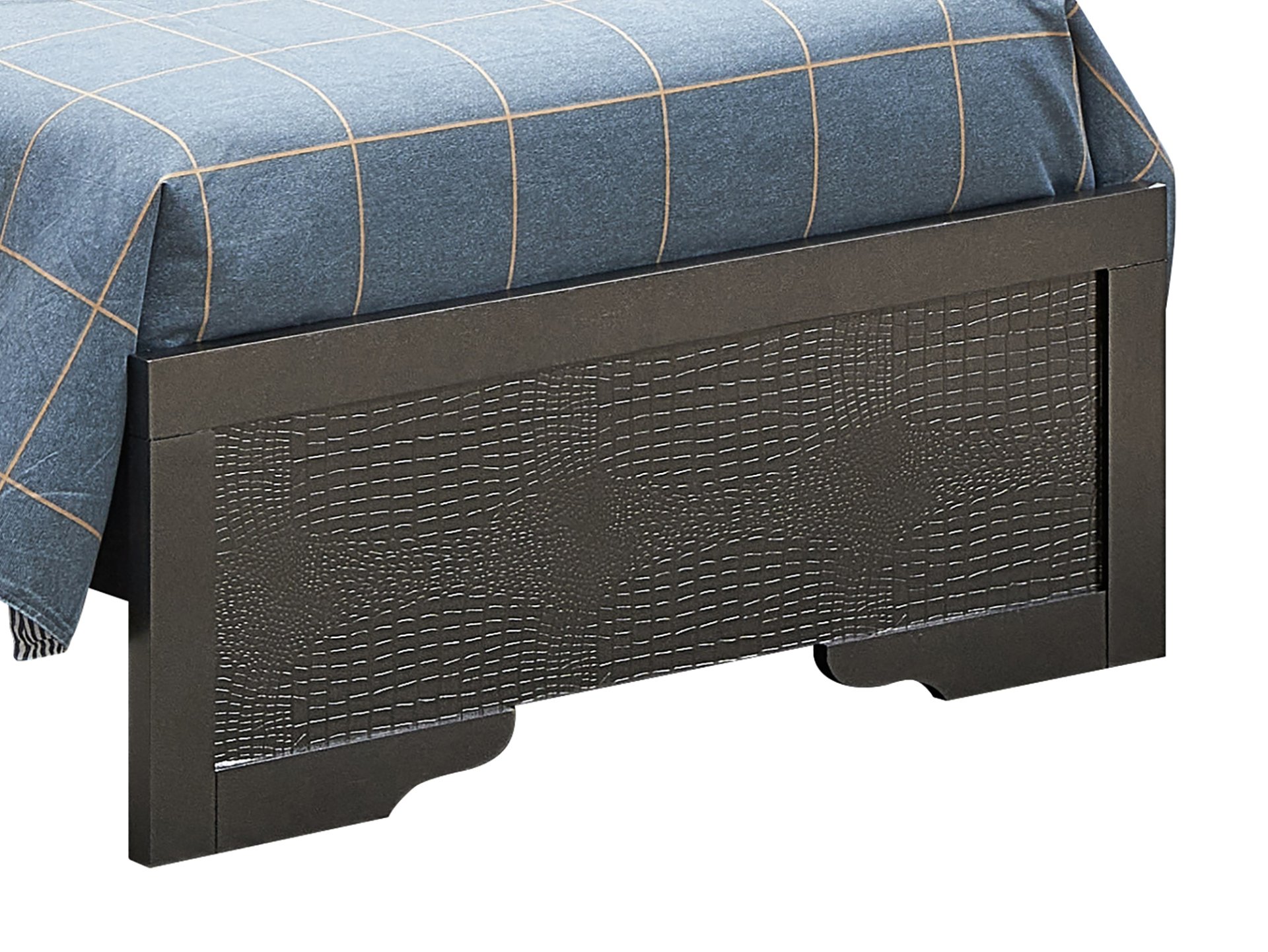 Lorana - Twin Bed - Metalic Black - Image 5
